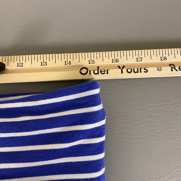 Ya Los Angeles Skirt Women's Large Blue White Striped‎ Maxi Long Casual - Picture 6 of 10